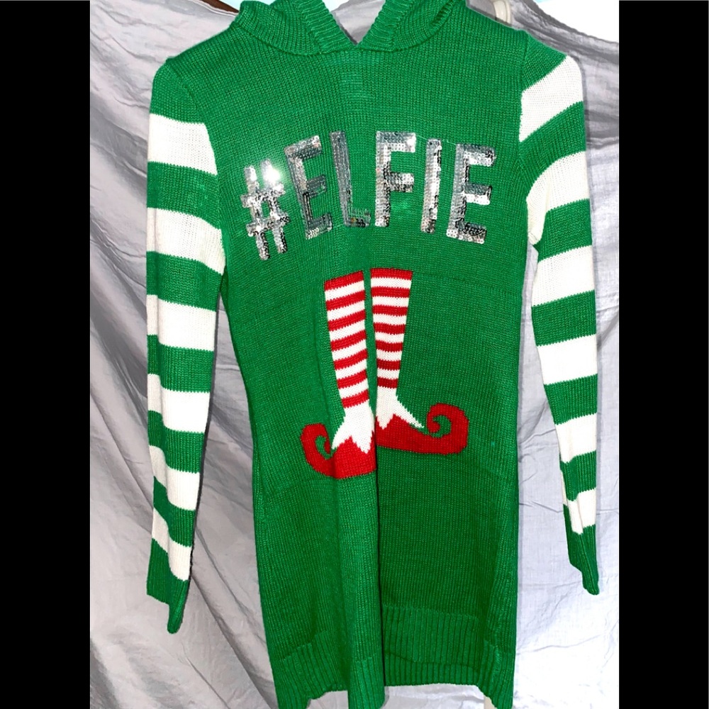 Ugly sweater. (That’s cute)